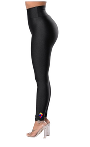 2 Women's Fitness Black High Waist  Tights/ Leggins